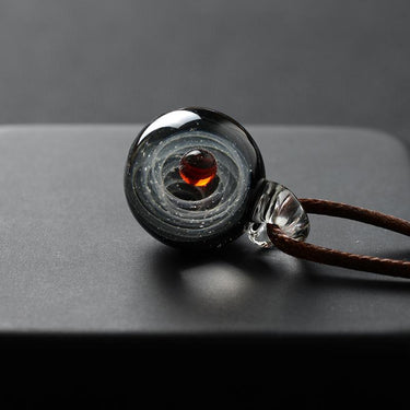 Hand blown Universe/Galaxy in Glass Pendant Necklace-11 Designs